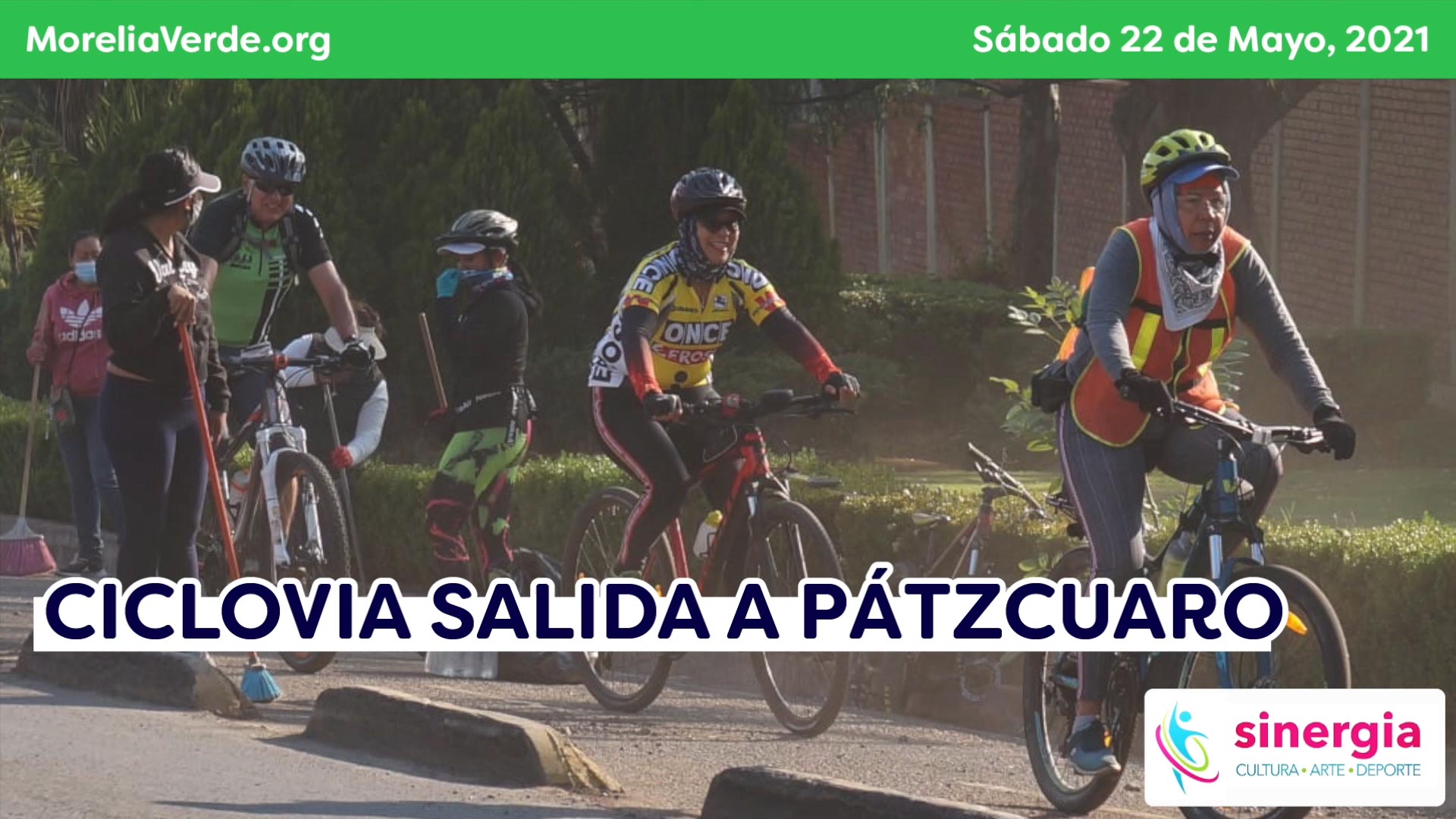 Limpieza de Ciclovía a Pátzcuaro
